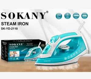 Sokany Iron Electric 2000W High Power Steamer Iron ሶካኒ ስቲም ካዉያ