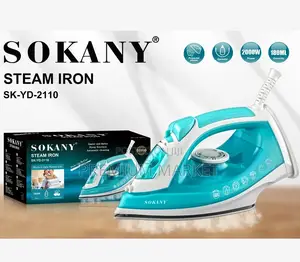 Sokany Iron Electric 2000W High Power Steamer Iron ሶካኒ ስቲም ካዉያ