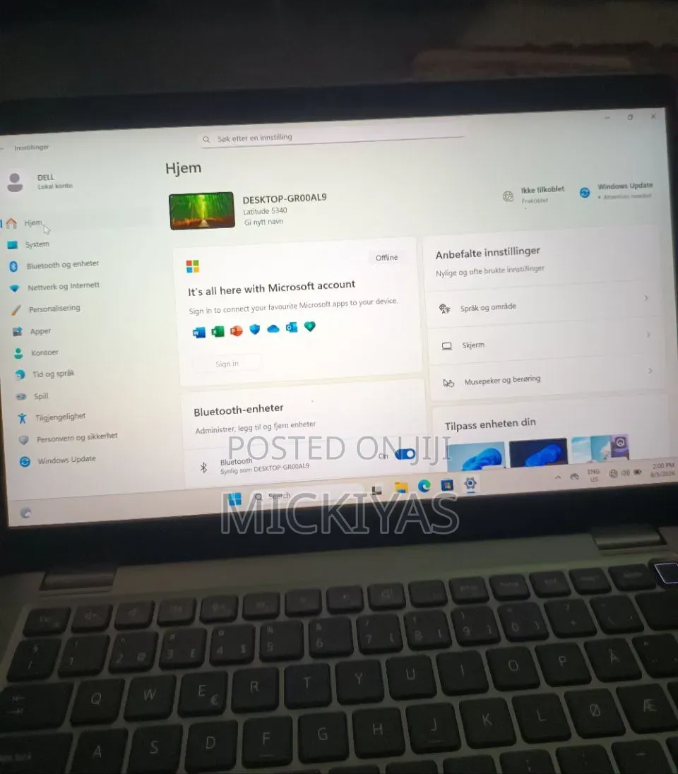 New Laptop Dell Latitude 5340 16GB Intel Core i5 SSD 256GB
