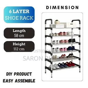 6 Layer Shoe Rack