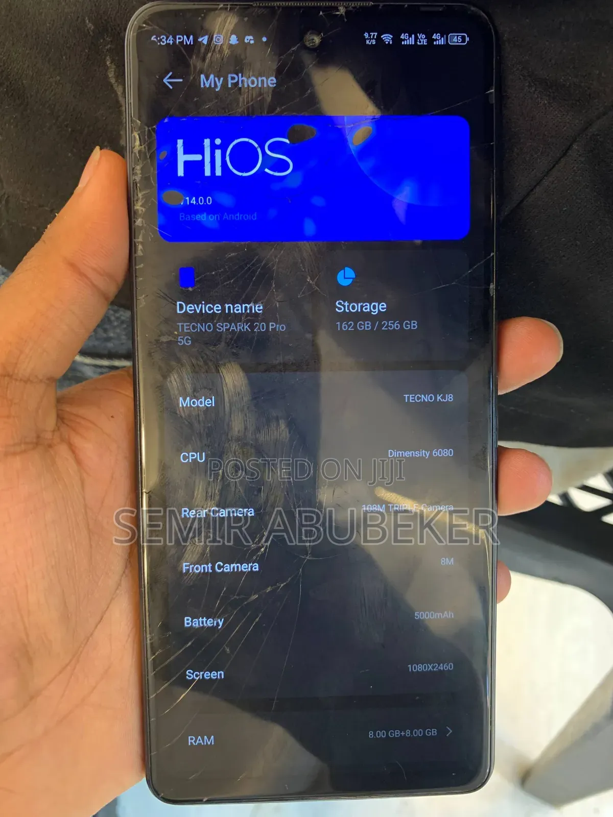 Tecno Spark 20 Pro Plus 256 GB Blue
