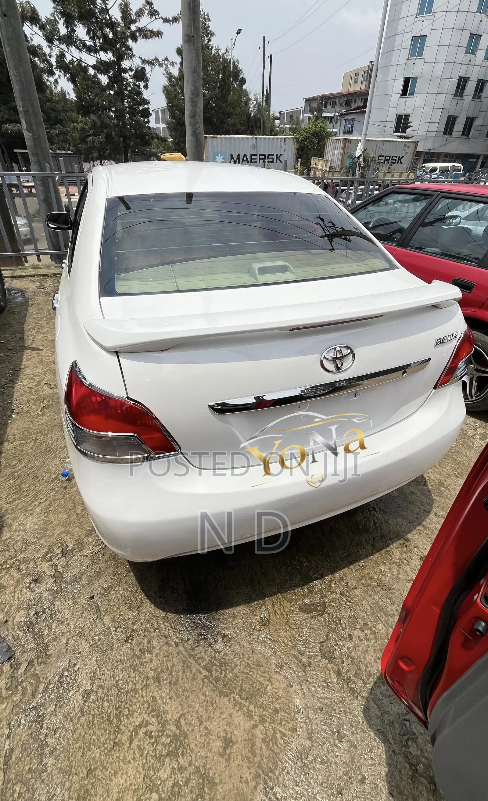 Toyota Belta 2012 White