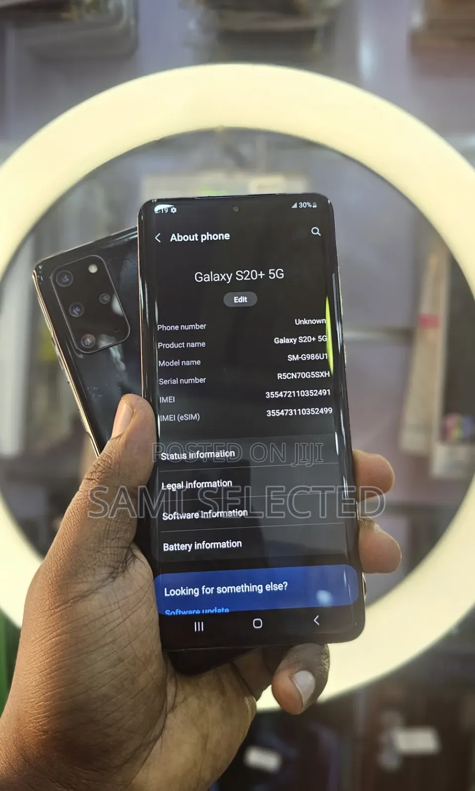New Samsung Galaxy S20+ 5G 128 GB Black