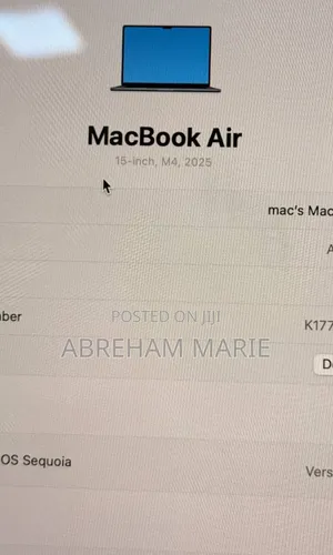 New Laptop Apple MacBook Air 16GB Apple M4 SSD 256GB