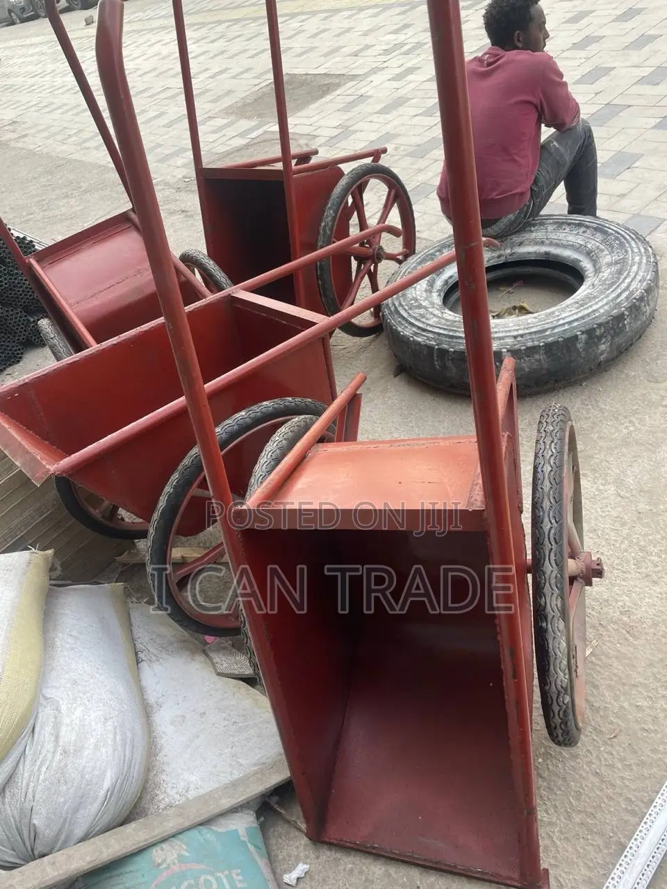 Concrete Wheelbarrow(የ ግንባታ ጋሪ) China Gari