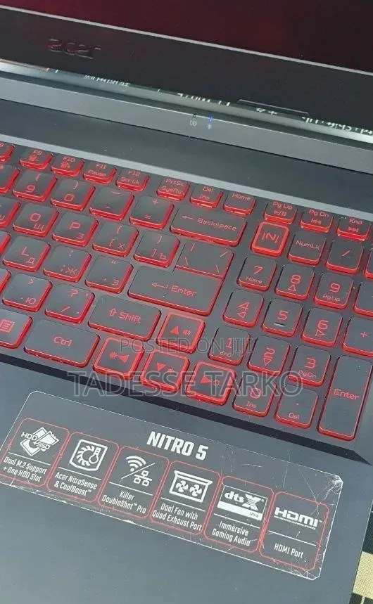 New Laptop Acer Nitro 5 16GB Intel Core i5 SSD 512GB