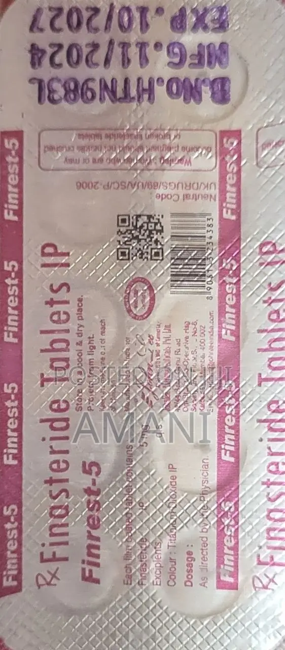 Finasteride Tablets 5mg