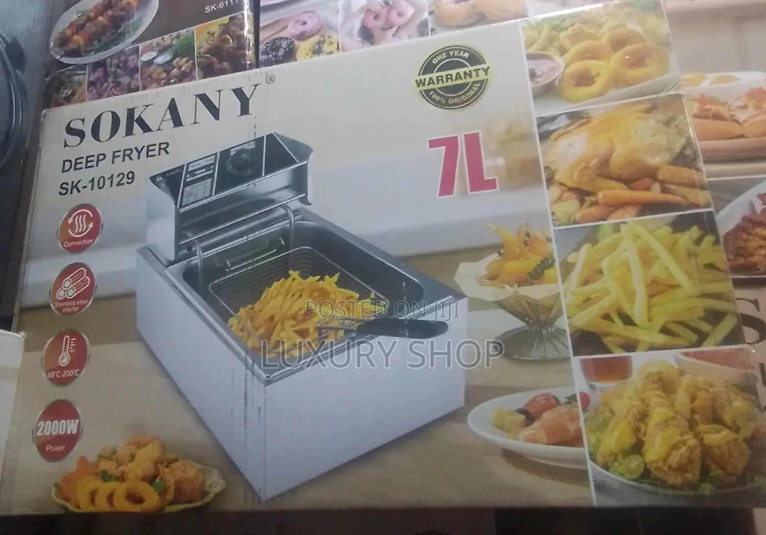 Sokany Deep Fryer 7 Liter