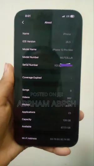 New Apple iPhone 13 Pro Max 128 GB Blue