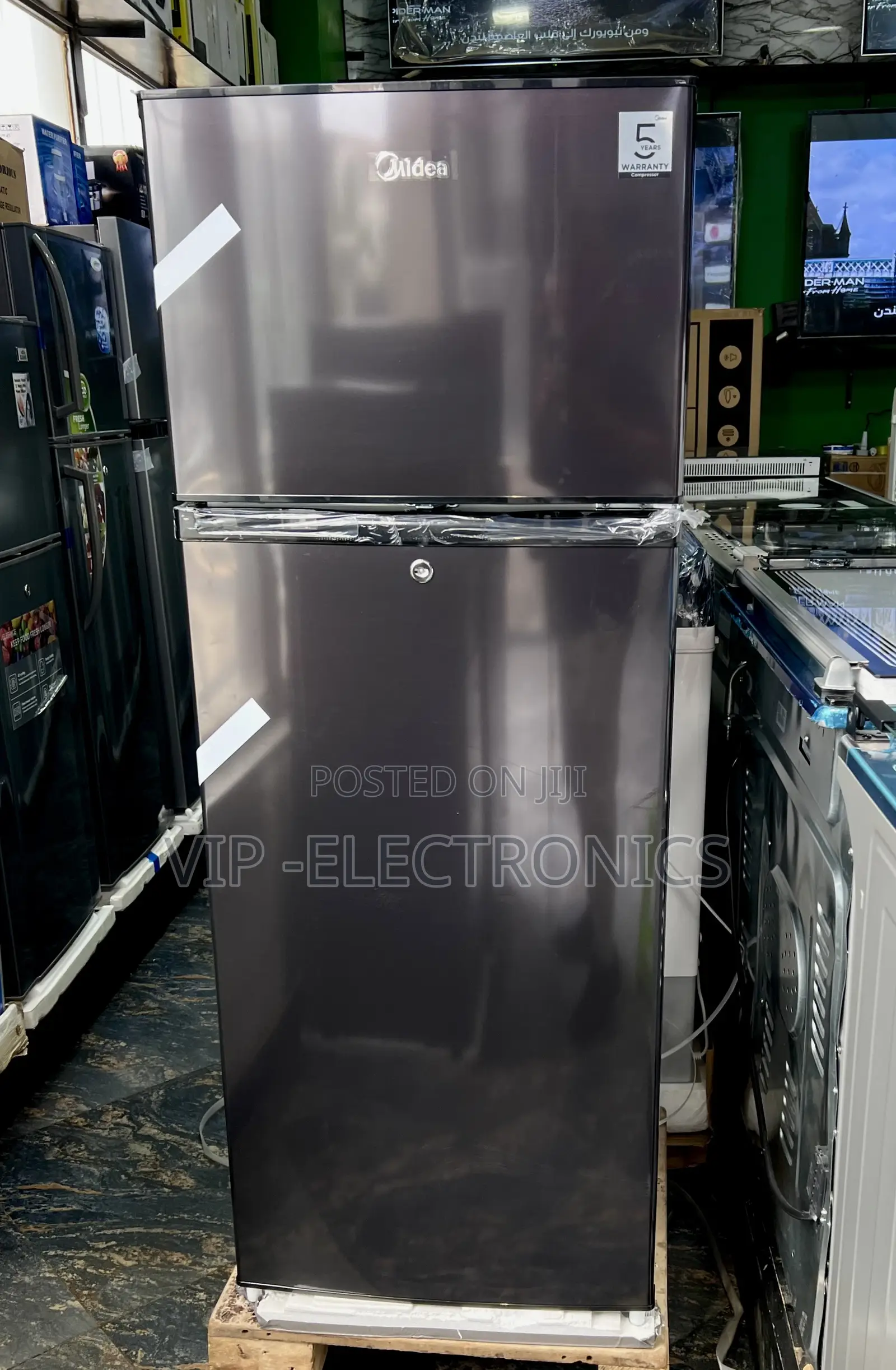 Midea Refrigerator 294 New 2026 Model Double Door With Key Lock