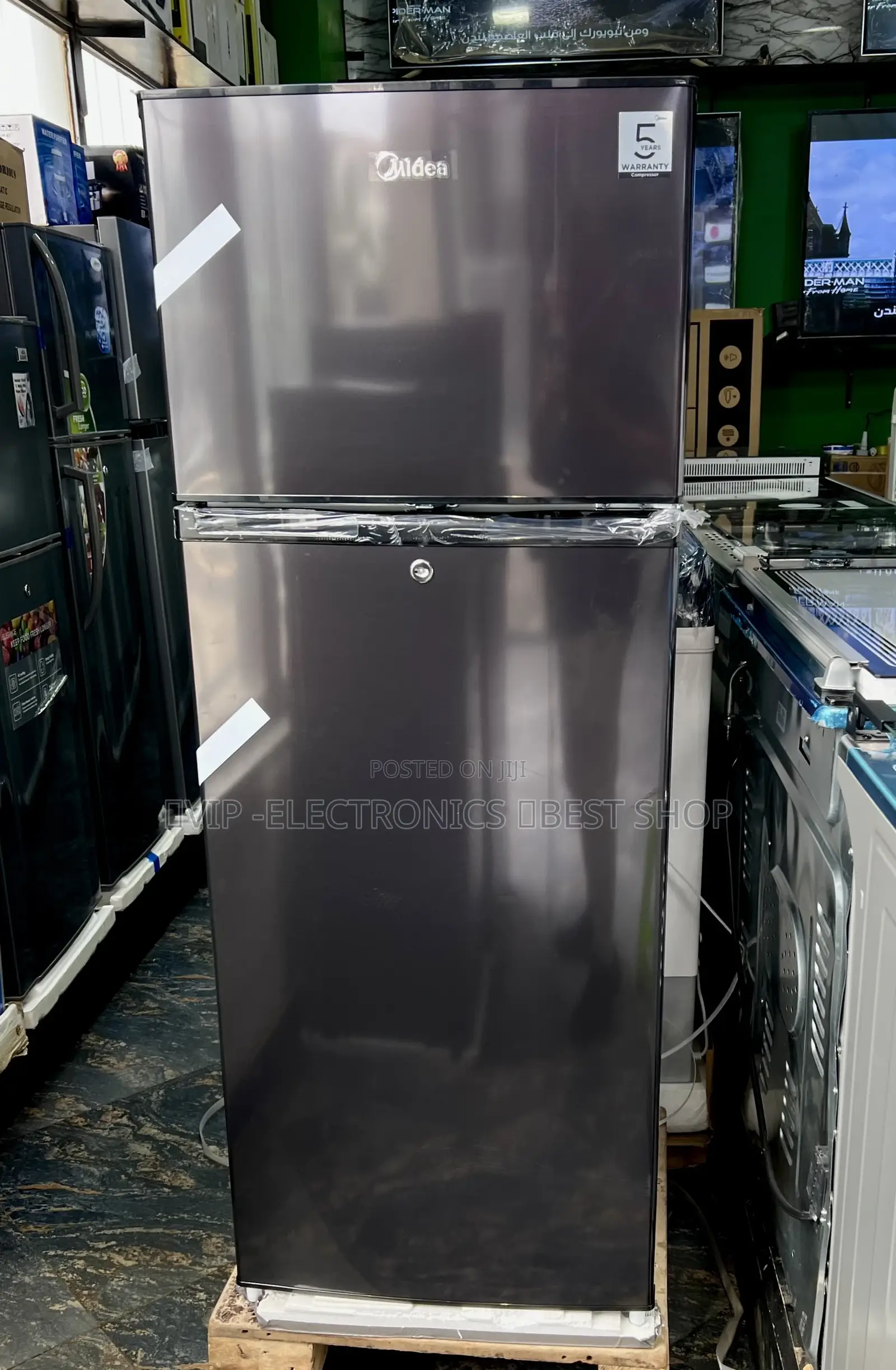 Midea Refrigerator 294 New 2026 Model Double Door With Key Lock