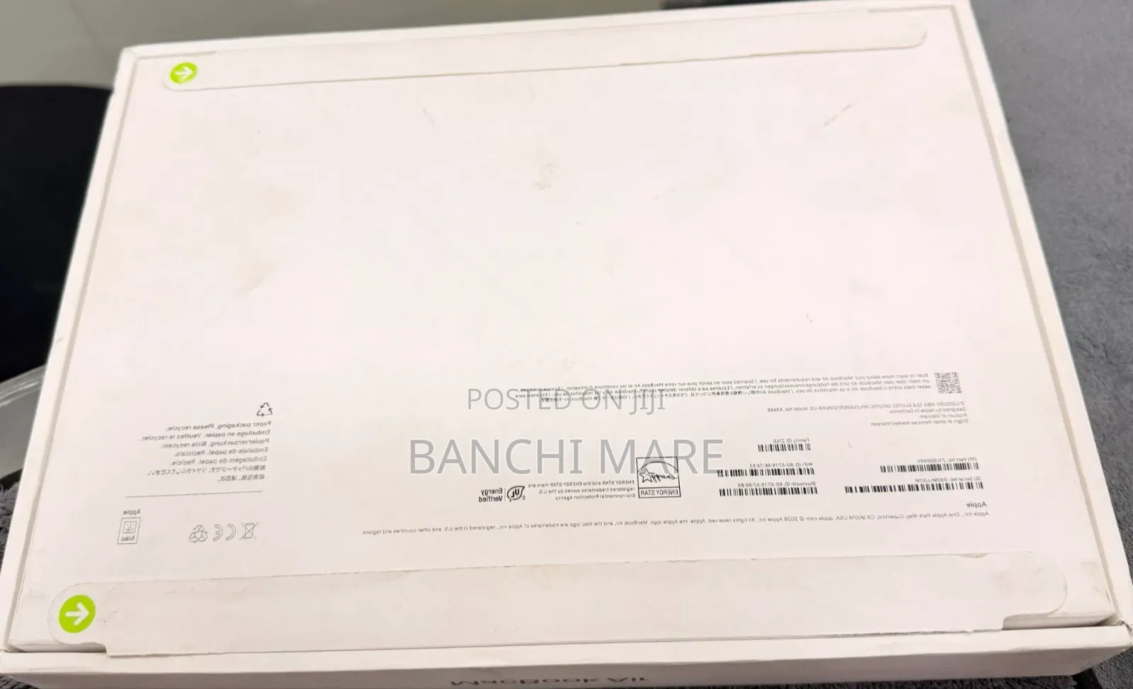 New Laptop Apple MacBook Air 2026 M5 24GB Apple M5 SSD 512GB