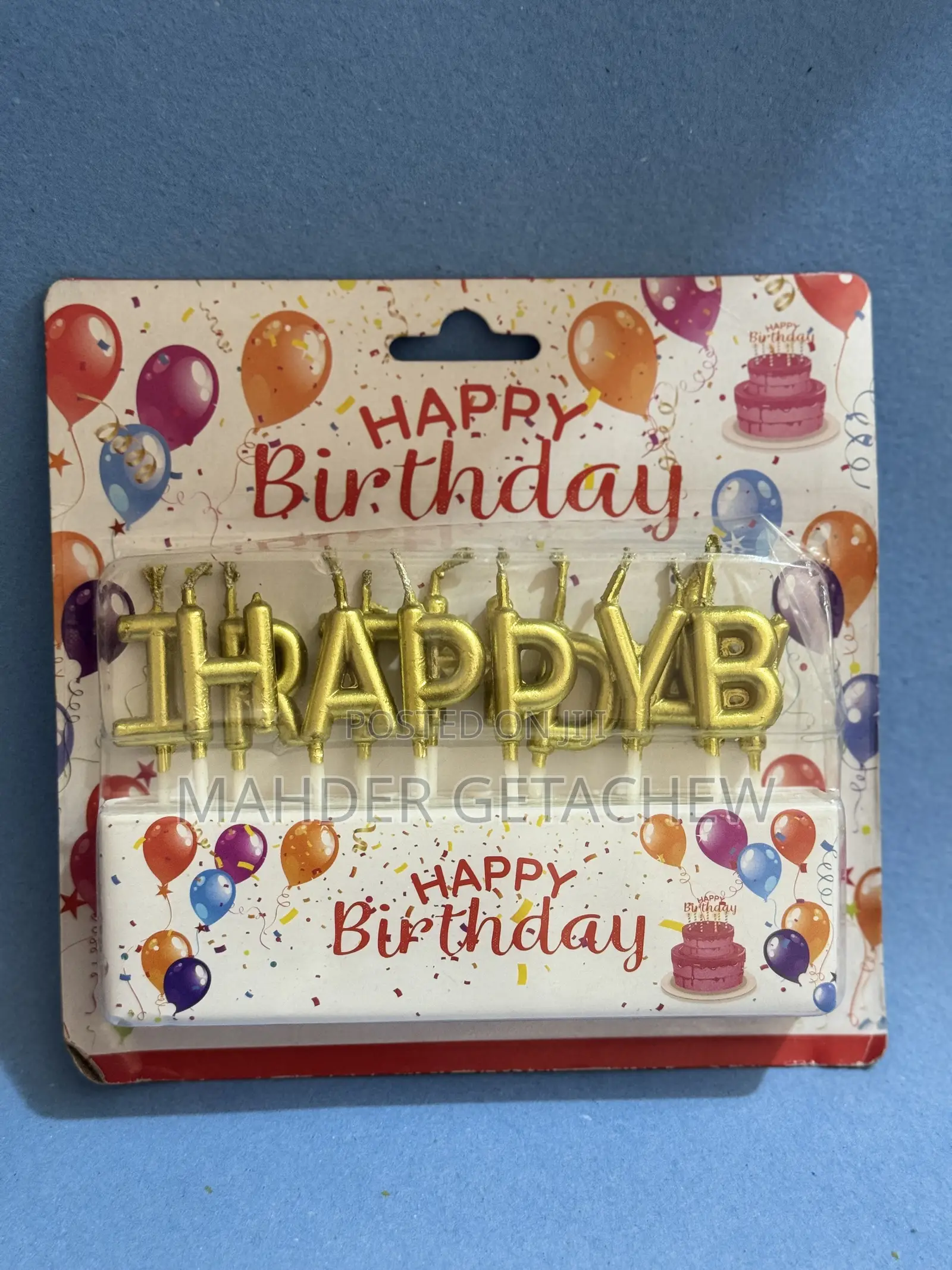 Happy Birthday Cake Topper