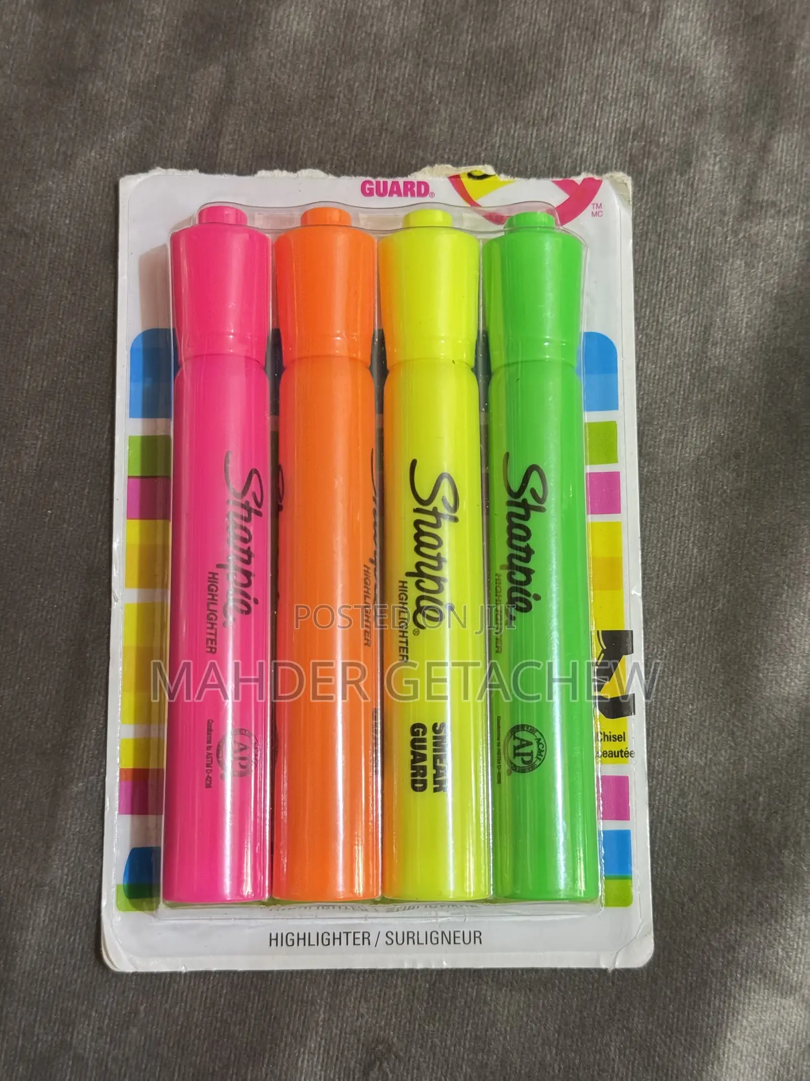 Sharpie Highlighters – 4-Color Set