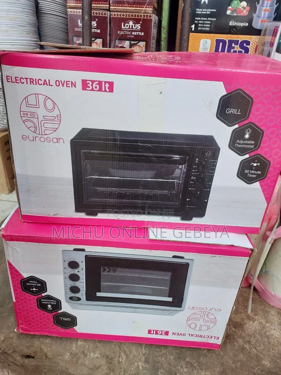 EUROSAN 36L Mini Electric Oven/ Free Delivery