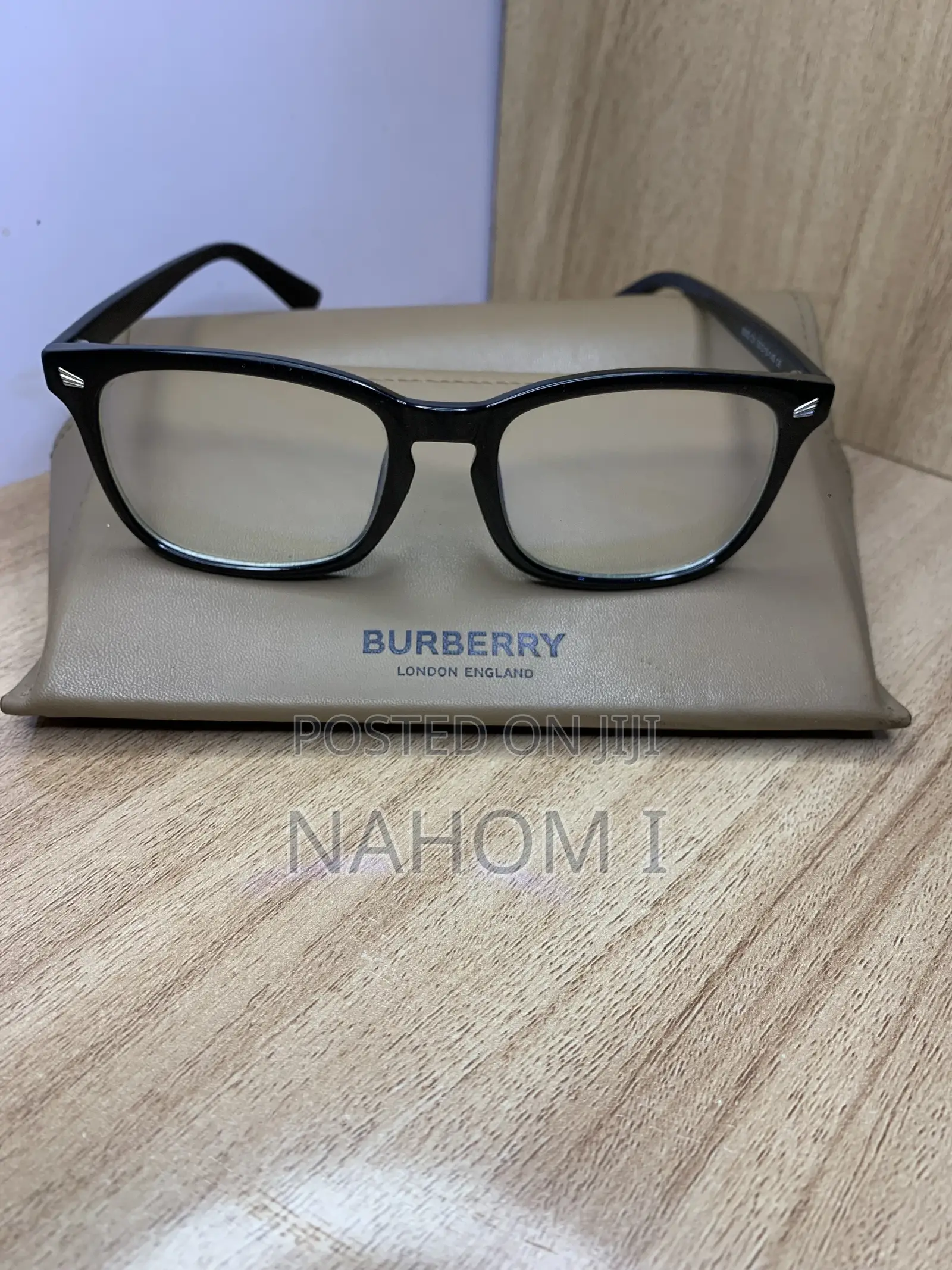 Black-Framed Burberry Optical Glasses