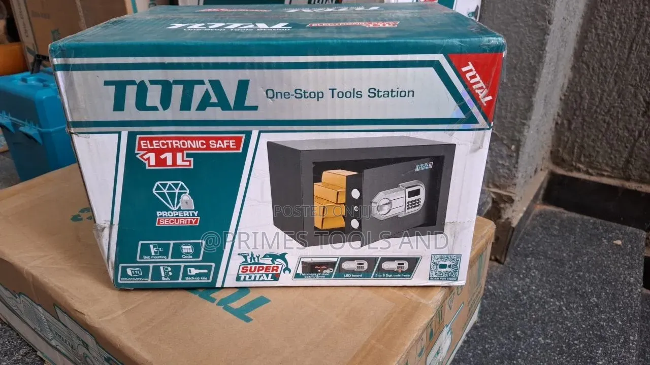 TOTAL Cash Box Metal Cash Box