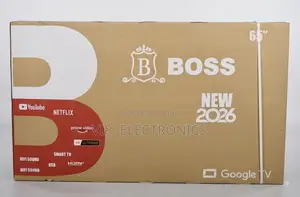 BOSS 65 Inch TV Smart Ultra HD Google Frameless QLED TV (2026 Model