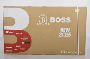 BOSS 65 Inch TV Smart Ultra HD Google Frameless QLED TV (2026 Model