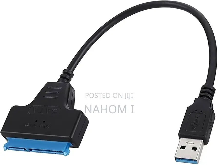 USB 3.0 to 2.5-Inch SATA Adapter Cable Used to Connect External