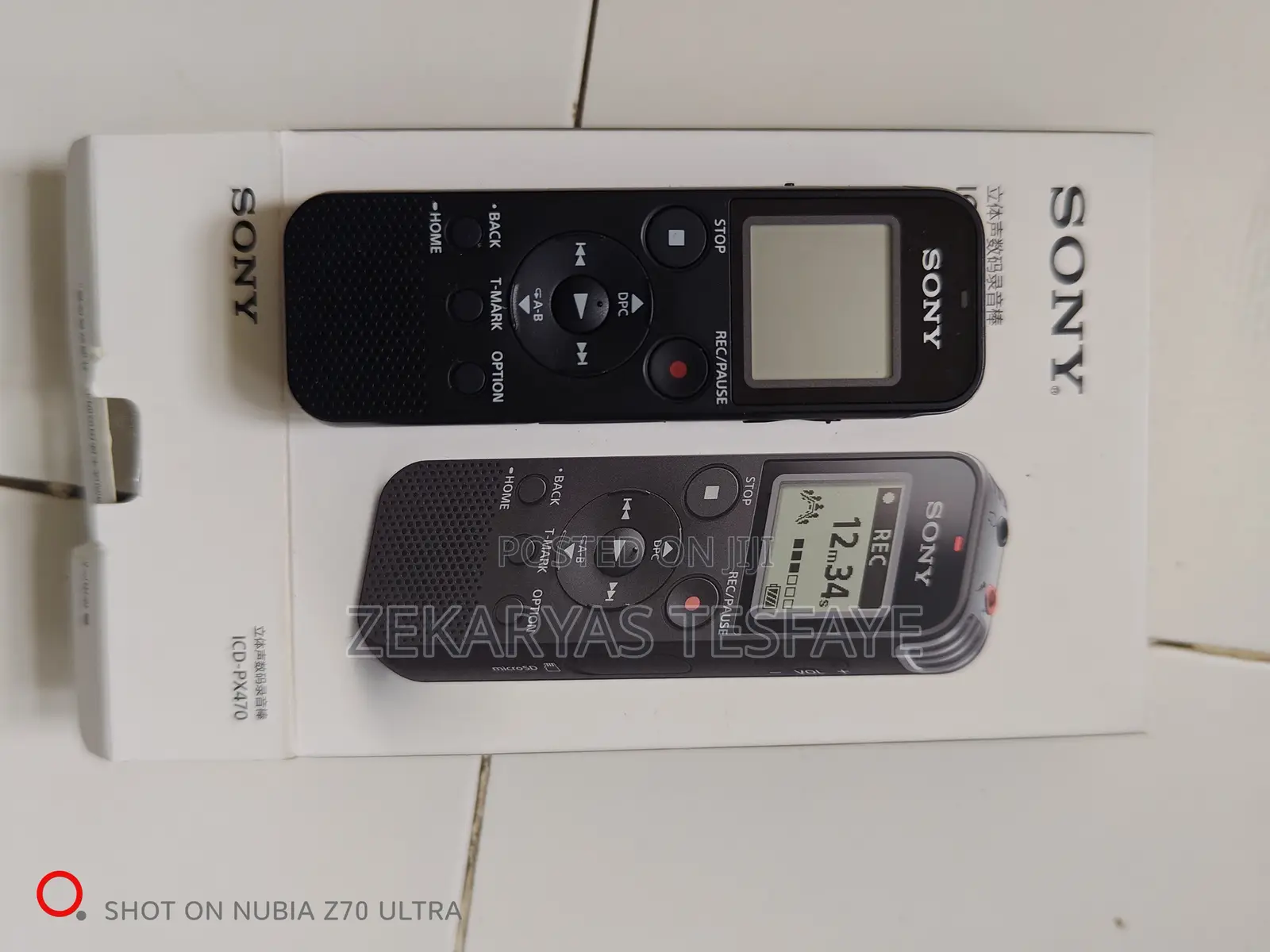 Sony Icd-Px470 Digital Voice Recorder.