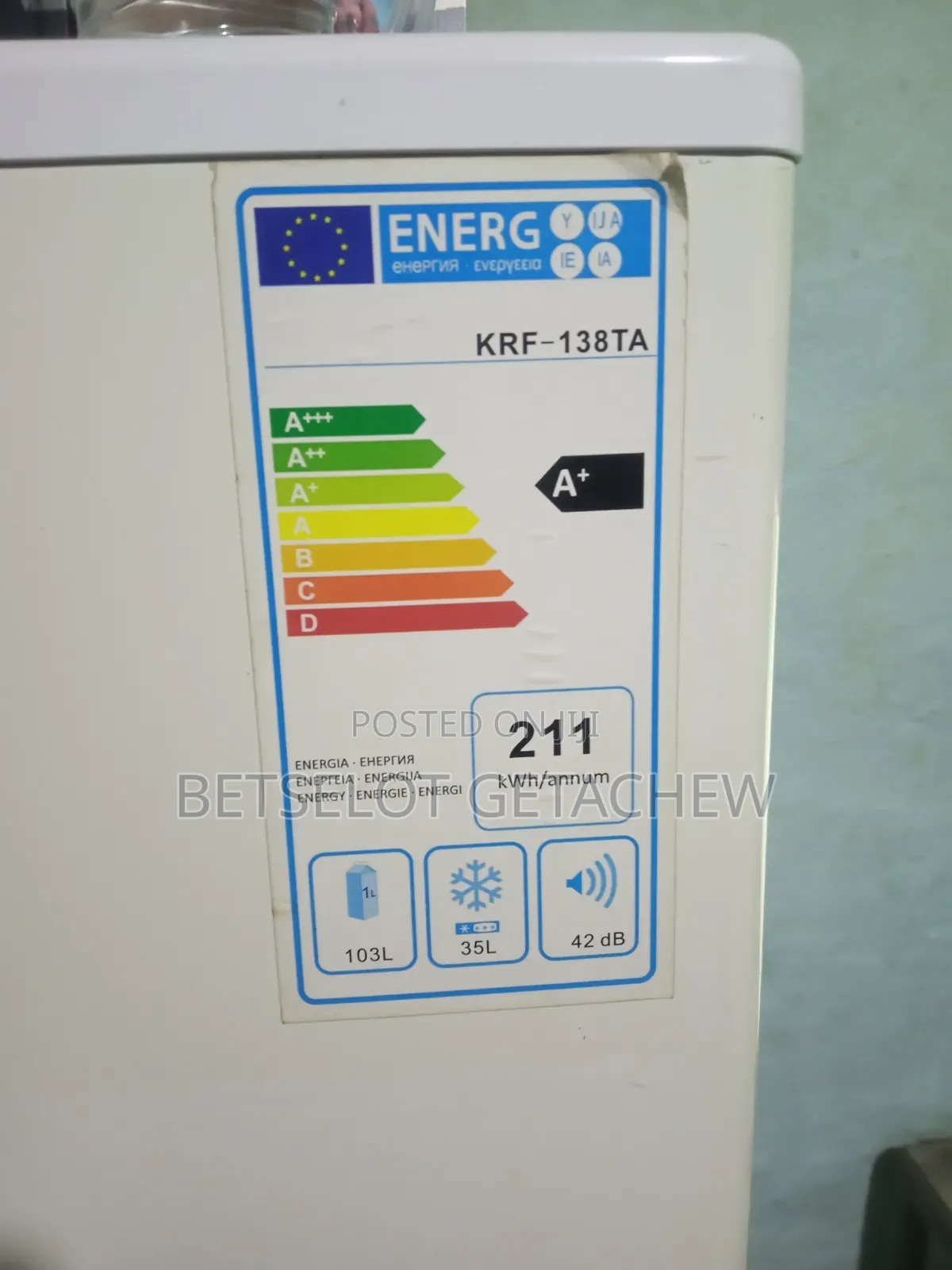 Konka Refrigerator KRF138TA