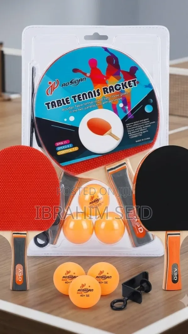 Tabltennis Racket With Ball and Net