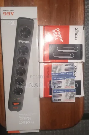 Paper Clips , Staples , Adapter