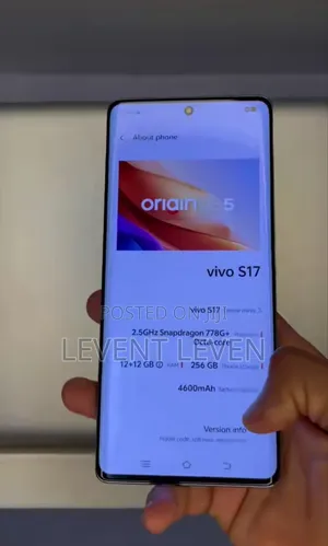 New Vivo S17 256 GB Blue