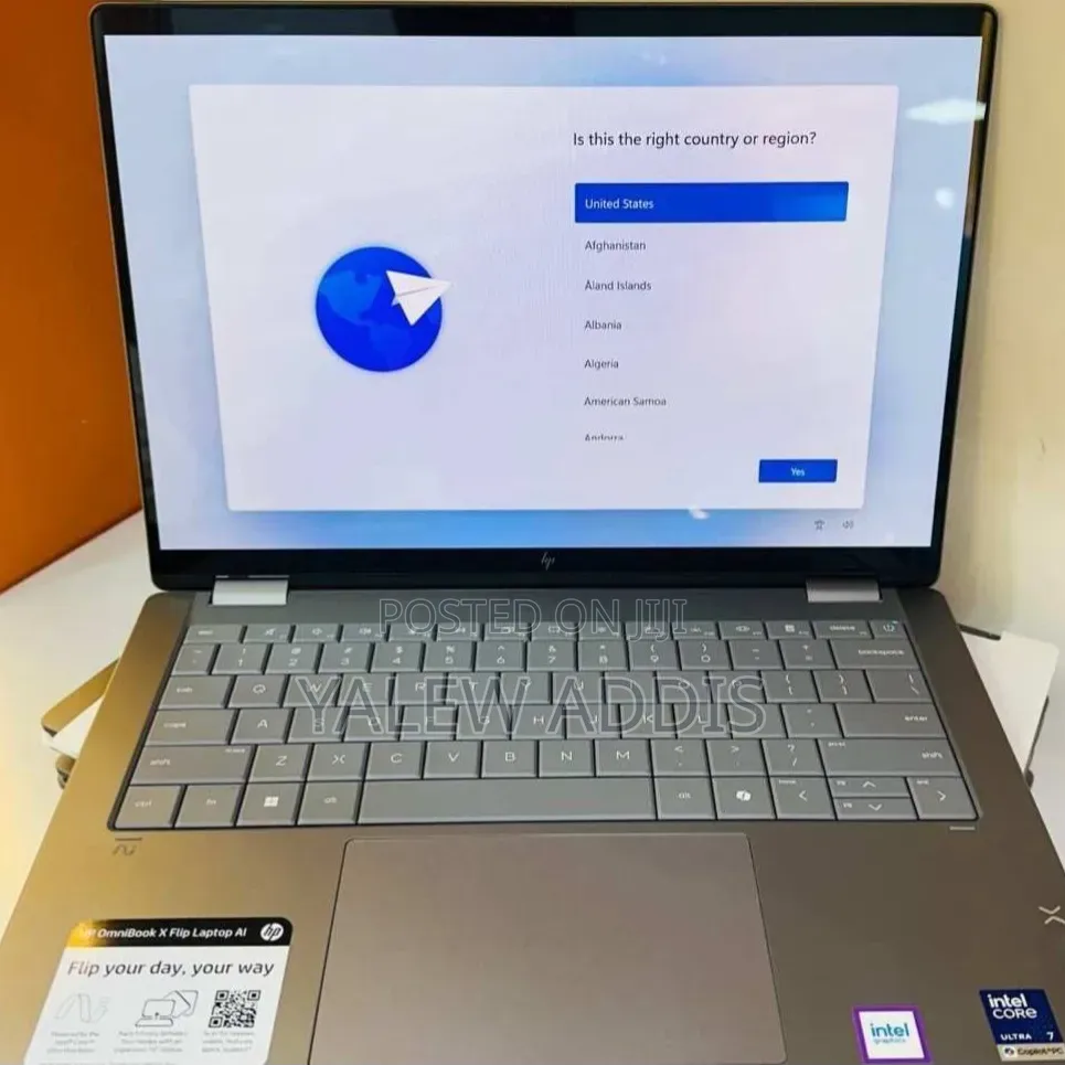 New Laptop HP OmniBook 5 Flip 16GB Intel Core Ultra 7 SSD 1T