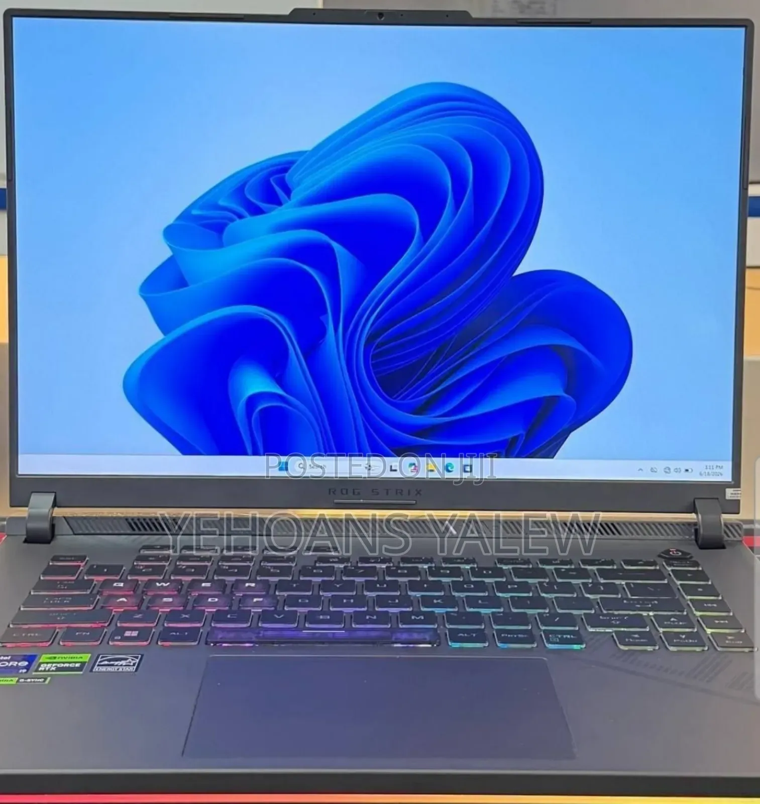 New Laptop Asus ROG Strix G16 G614 16GB Intel Core i9 SSD 1T
