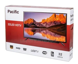 Pacific TV 32" LED TV – Double Glass Design | Stylish, Clear Reliabl