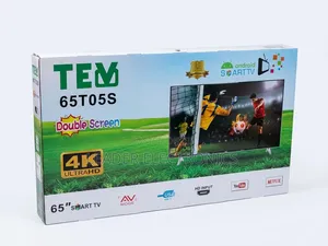 Tev 65-Inch Smart Android TV – UHD Double Glass 