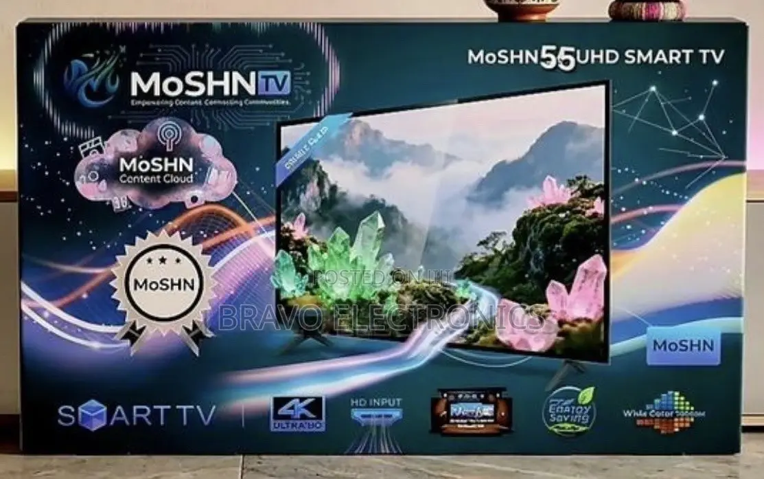 Moshn TV 55" Smart Android TV – New Arrival
