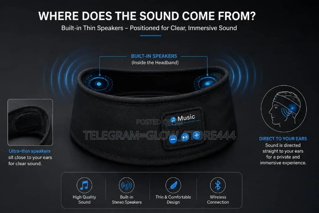 Wirless Headphones Headband
