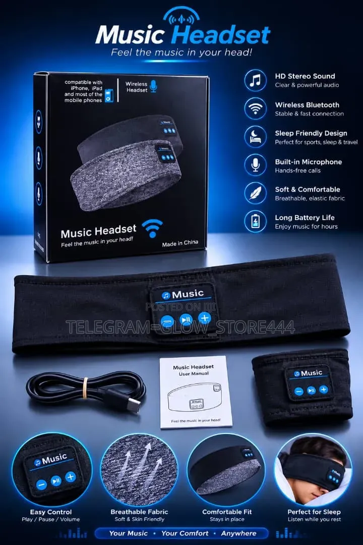 Wirless Headphones Headband