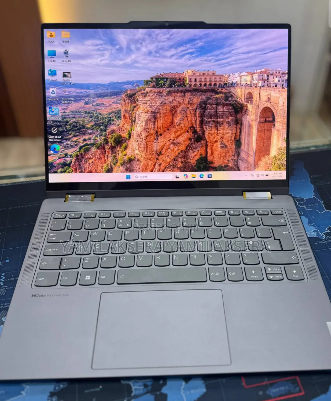 New Laptop Lenovo Yoga 7i 16GB Intel Core Ultra 7 SSD 512GB