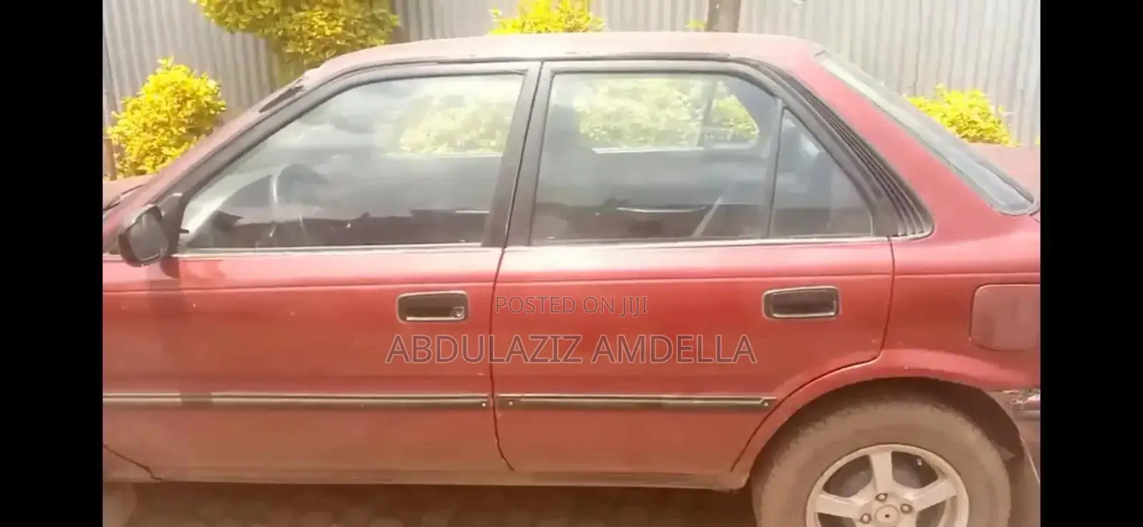 Toyota Corolla 1989 Red
