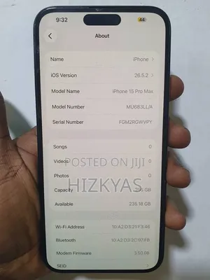 Apple iPhone 15 Pro Max 256 GB Blue