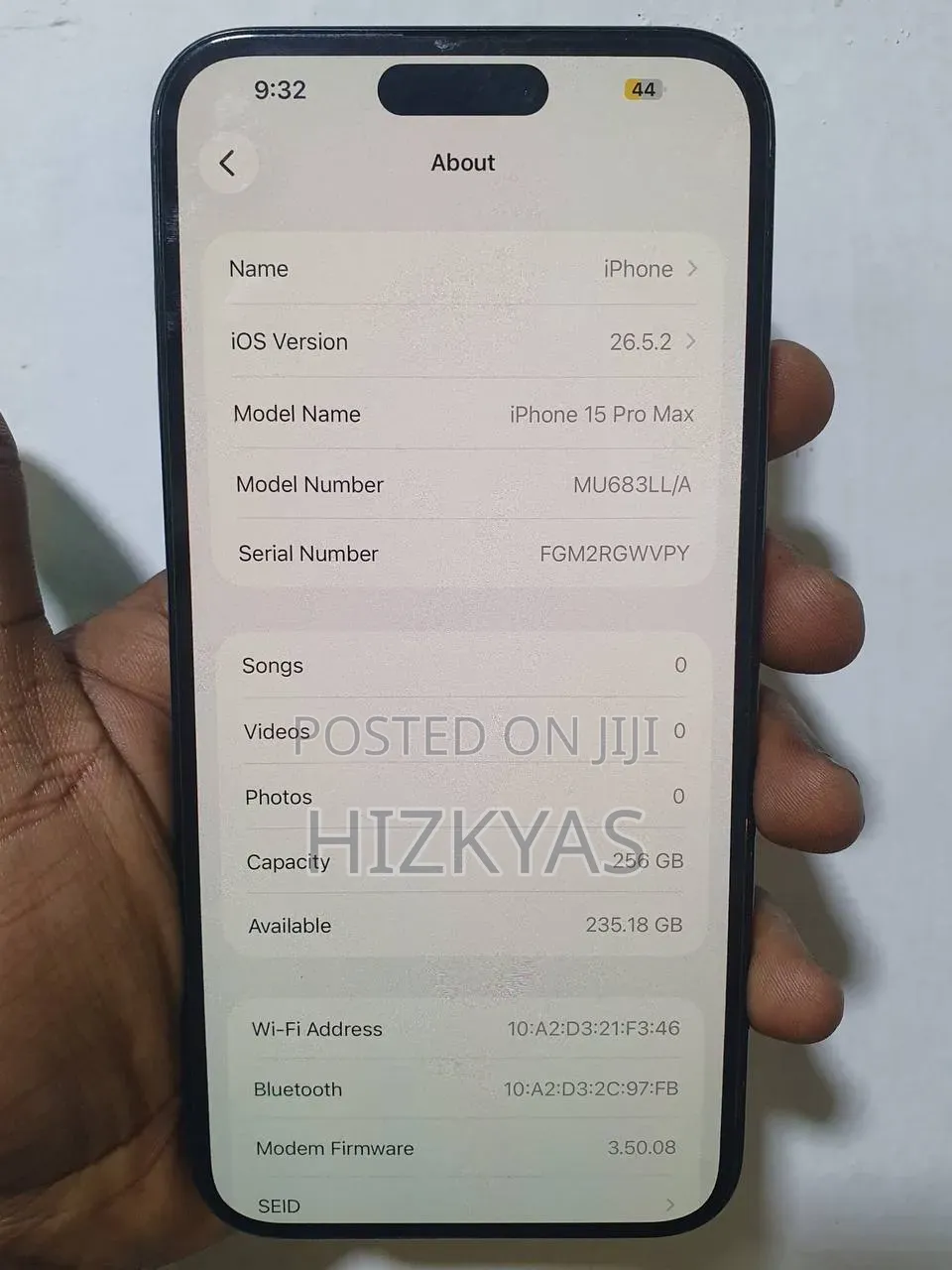 Apple iPhone 15 Pro Max 256 GB Blue
