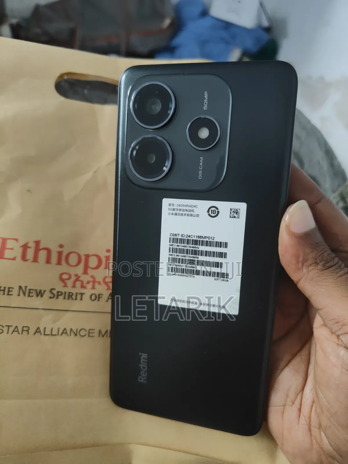 New Xiaomi Redmi Note 14 5G 256 GB Black