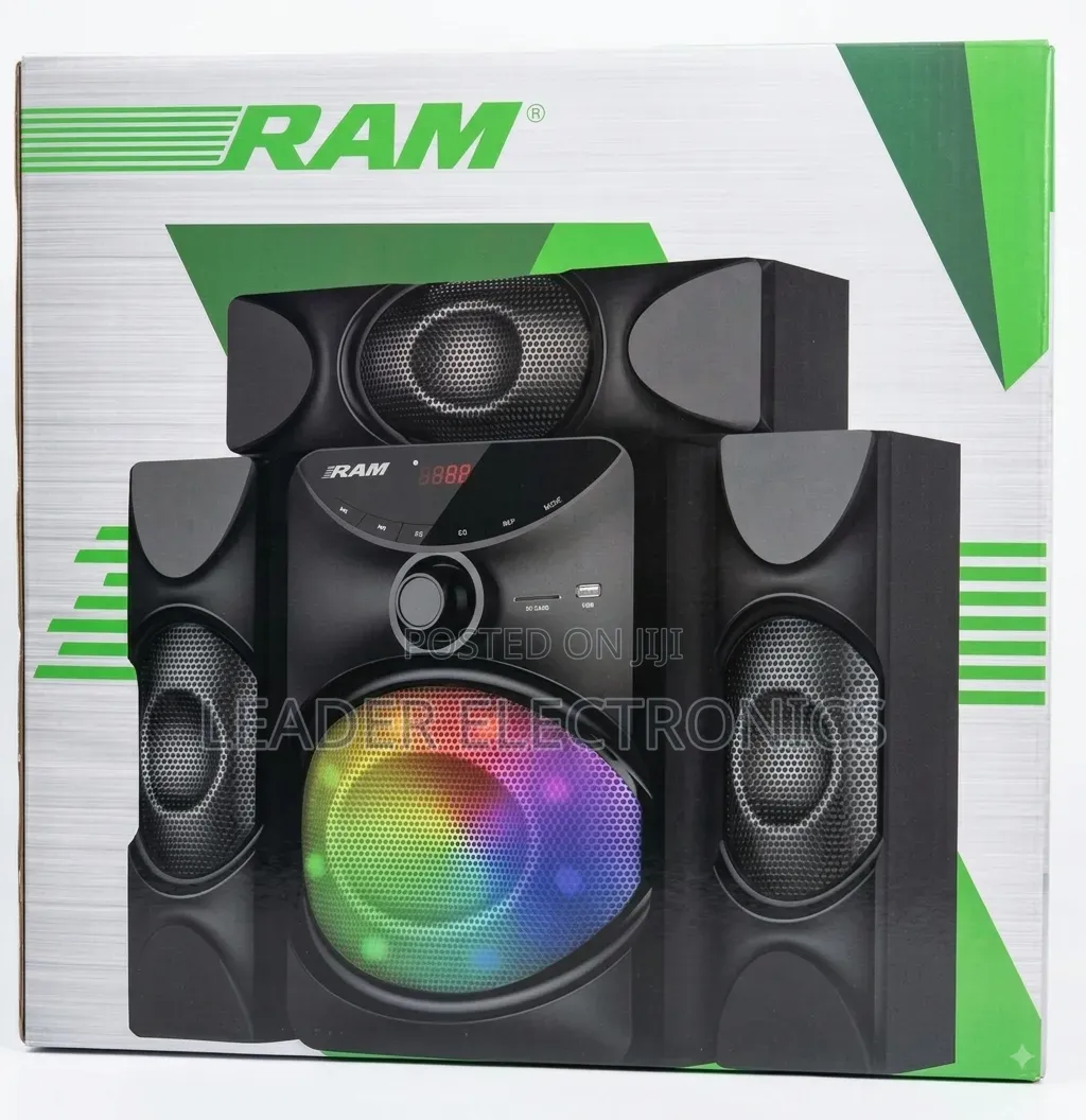 RAM 3.1CH Multimedia Speaker System – Powerful Sound Home