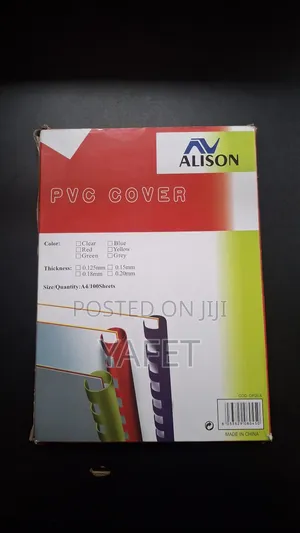 A4 PVC Binding Cover Cover