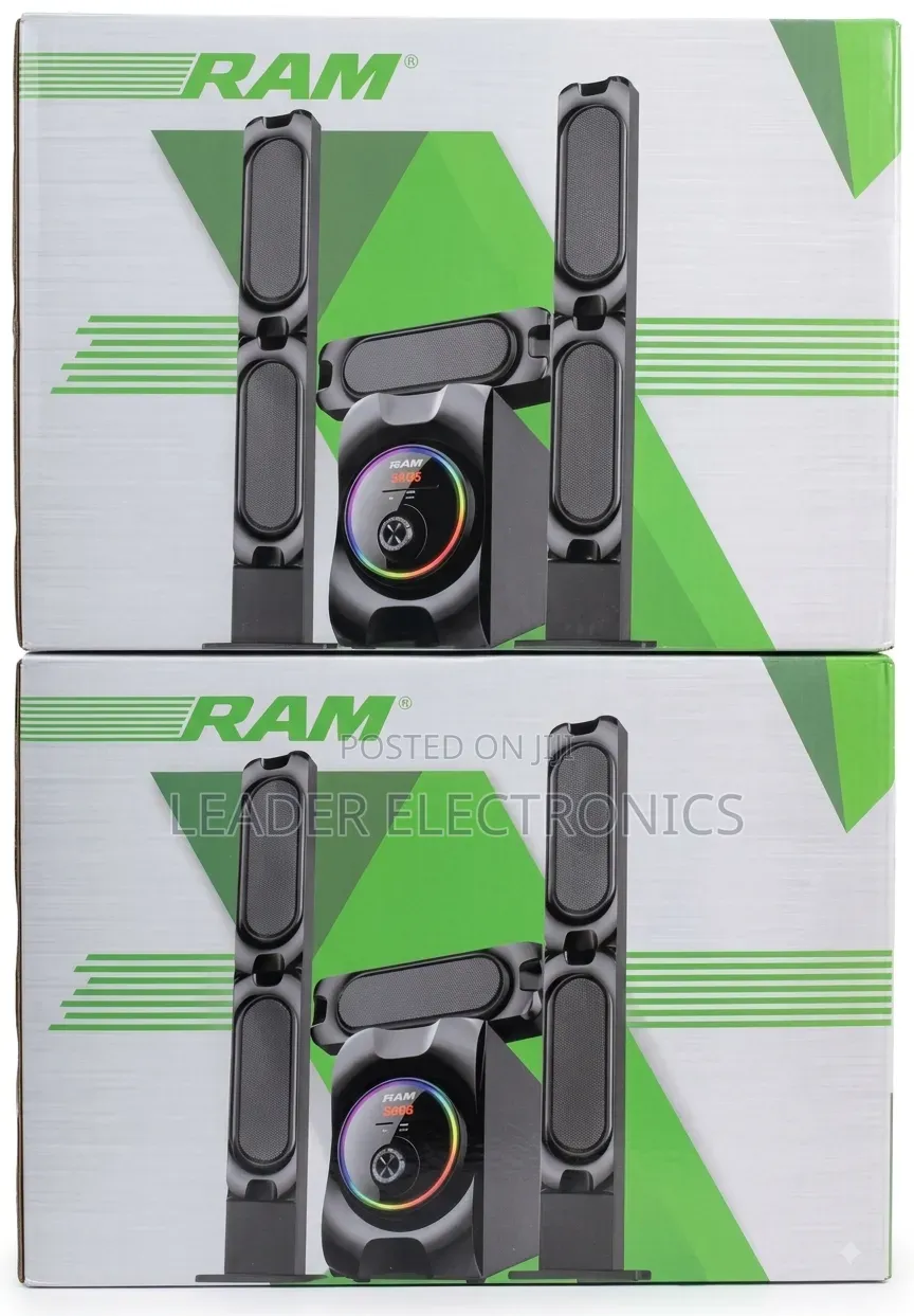 RAM 3.1CH Multimedia Speaker System – Powerful Bass, Clear Sound