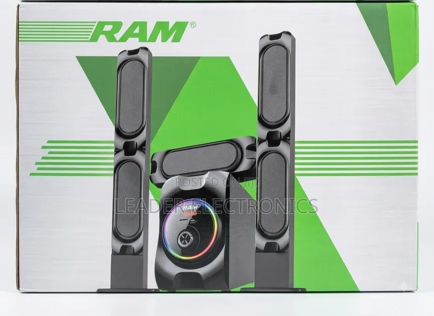 RAM 3.1CH Multimedia Speaker System – Powerful Bass, Clear Sound