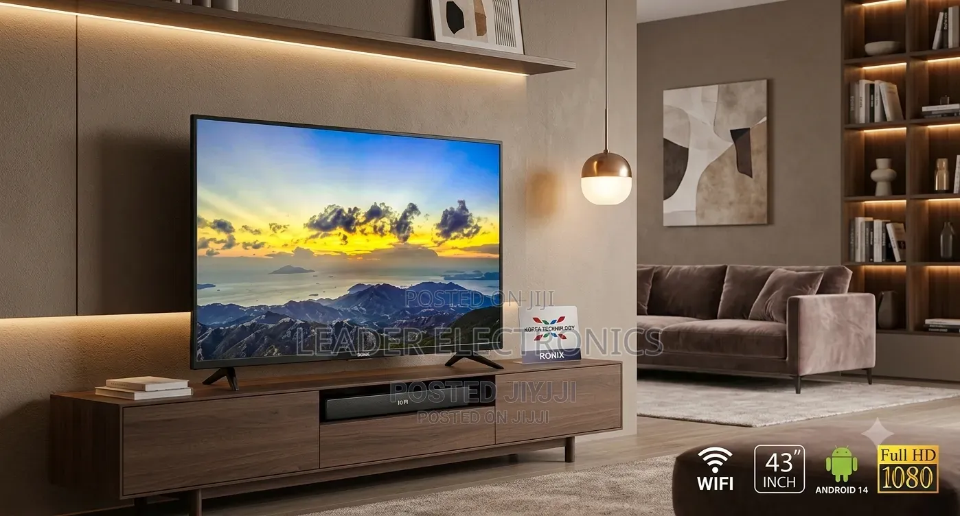Ronix TV 43" Smart Android TV New Arrival ( Free Delivery