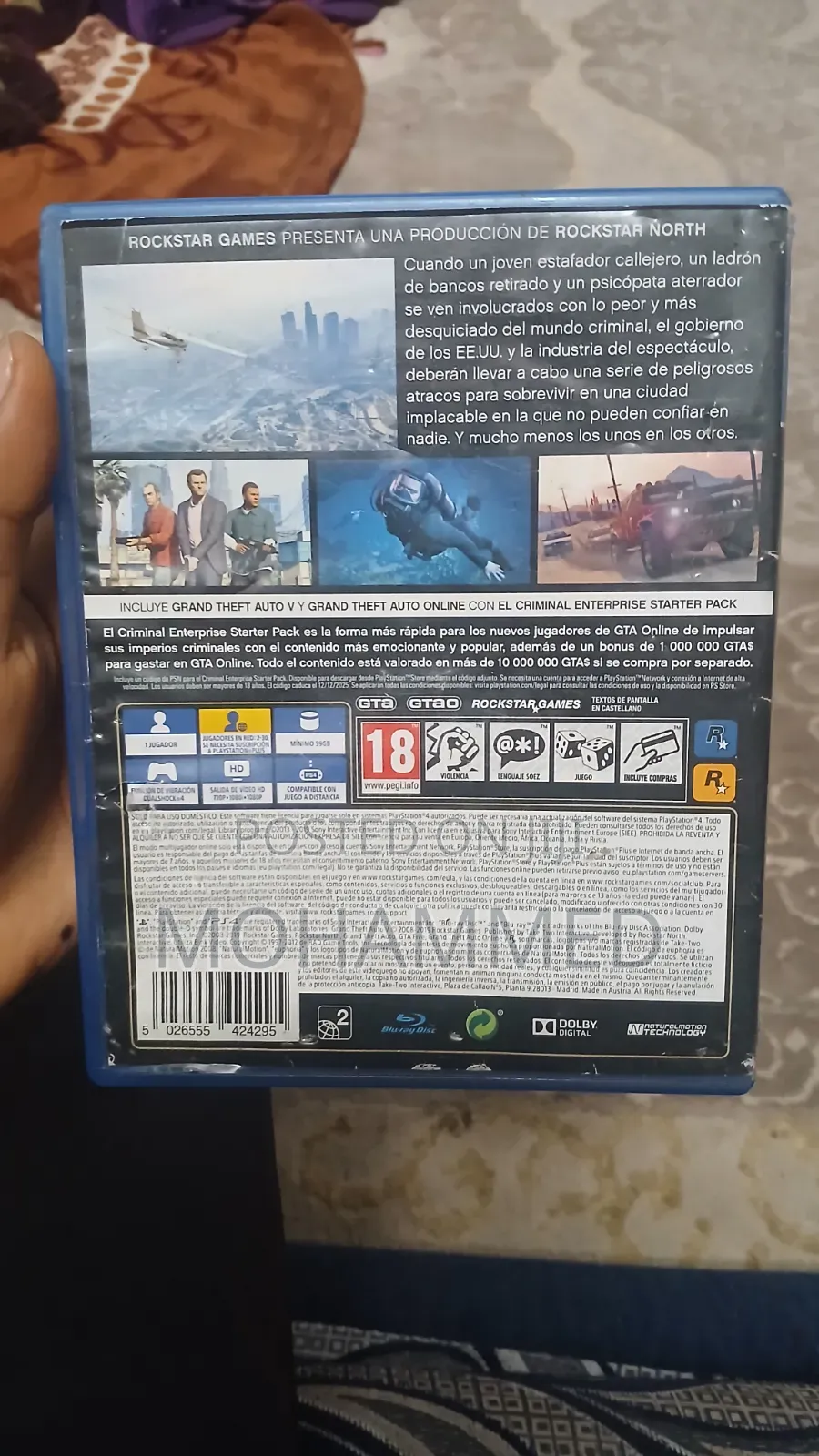 Grand Theft Auto v (GTA V) Premium Edition – PS4 | Original Disc