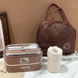 Lunch Box With Bag and Water Bottle