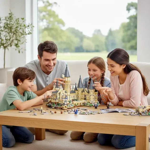 Lego: Magic Academy Hogwarts Castle Blocks: 5,800-PCS + Led Lighting
