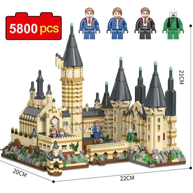 Lego: Magic Academy Hogwarts Castle Blocks: 5,800-PCS + Led Lighting